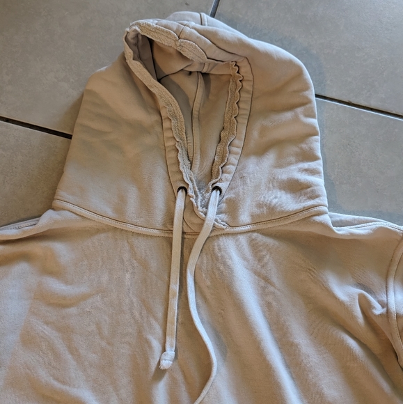 We the Free Beigey White Ombre Zuma Hoodie Sweater size Small - Picture 6 of 16